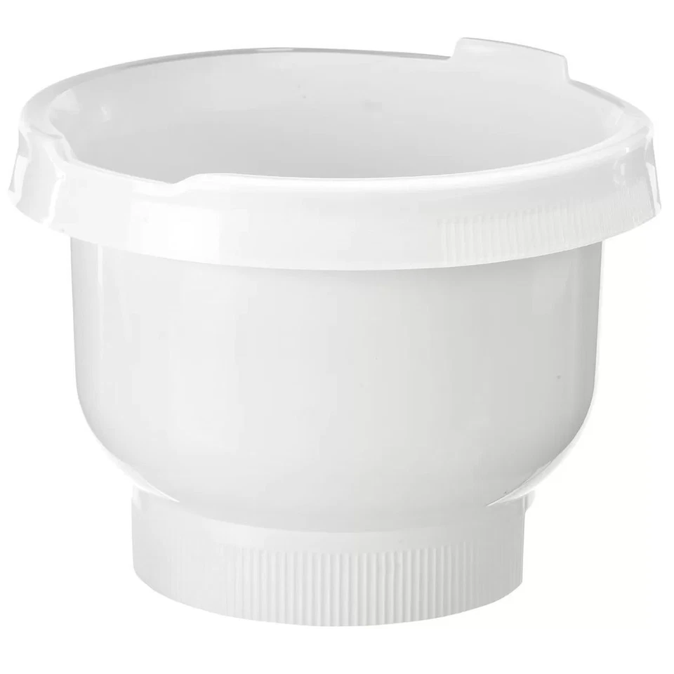 Bosch White Plastic Mixing Bowl 00650541 Replacement for MUZ4KR3 00461245 - Image 1 of 1