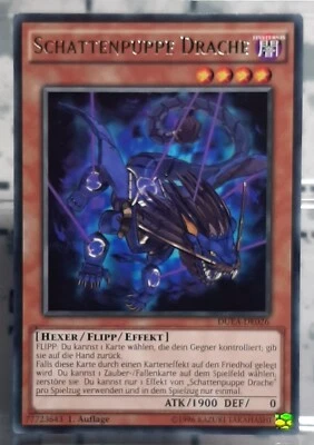 YUGIOH - Schattenpuppe Drache - Rare - DUEA-DE026 - Duelist Alliance - DE/EN/NM - Bild 1 von 4