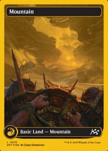 MTG Mountain 510 Aetherdrift Full Art Land First Place Foil - Bild 1 von 1