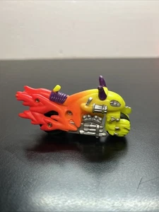 1995 Mattel Hot Wheels Crash & Smash White SKULL RIDER Motorcycle Only E1￼ - Picture 1 of 3