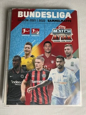 Topps Match Attax 21/22 Bundesliga Album Sammelmappe komplett - Bild 1 von 4