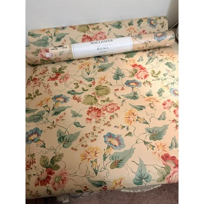 Papel pintado lavable para el hogar Laura Ashley WP Melrose Burg multi arena 2 rollos Foto 1 de 4