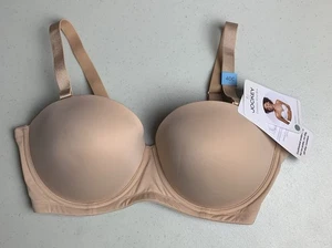 NWT Jockey Women's Cushion Wire Bra size 40C New Tan Beige - Picture 1 of 10