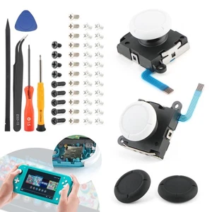 Confezione da 2 Joystick per Nintendo Switch Lite Joystick Analogici 3D Controller Pollice... - Foto 1 di 7