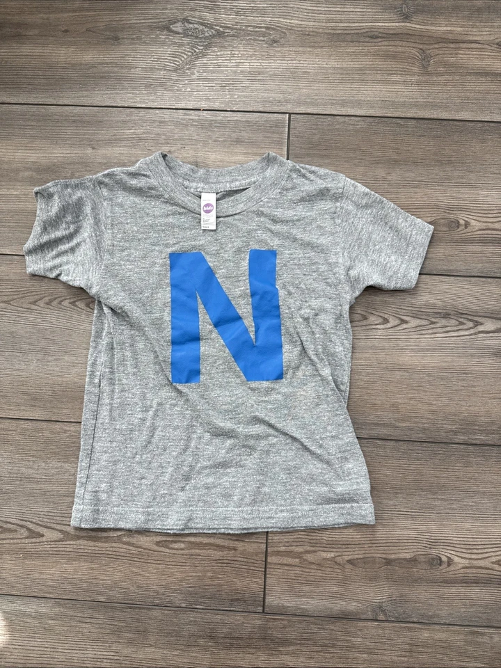 Camiseta gris N para niños - American Apparel - talla 4 Foto 1 de 1