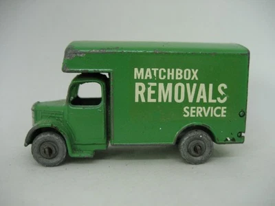 Altes Lesney Matchbox Bedford Removals Van 17B Modellauto von 1958 OHNE NUMMER - Bild 1 von 4
