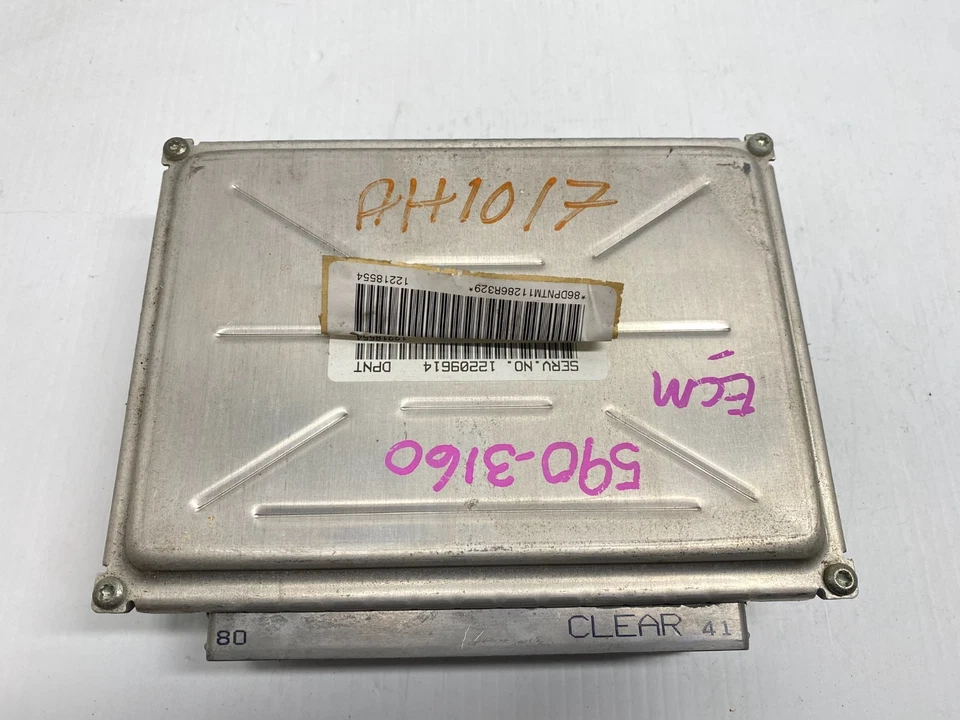 2001 - 2003 CHEVROLET MALIBU ENGINE/MOTOR BRAIN BOX ECM OEM, 590-03160 - Image 1 of 4