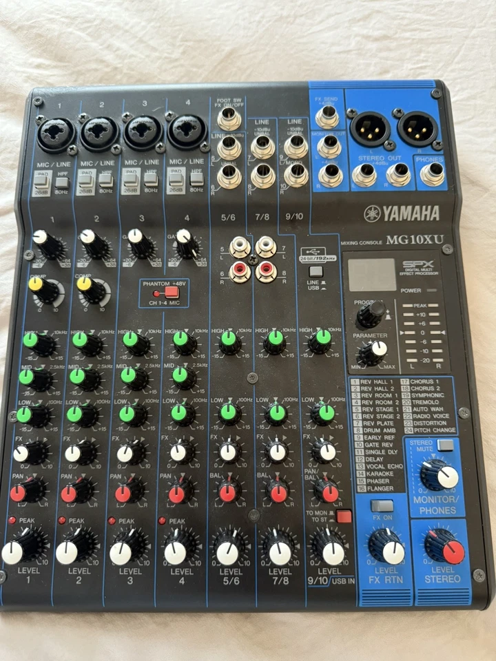 Yamaha MG10XU 10 Channel Mixer w/ SPX Effects and USB - Image 1 of 3