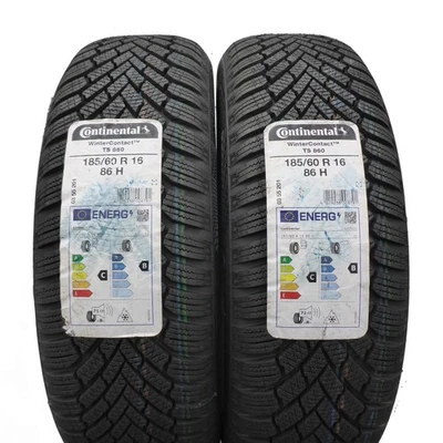 185 60 16 2x Continental 185/60 R16 86H TS860 Neumáticos 2021 Completo - Imagen 1 de 4