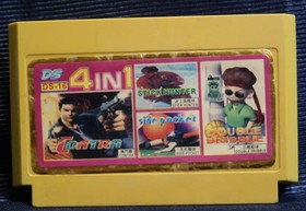 Contra x4 - Famiclone cartridge Famicom Nes Game 8 bit Game Dendy, Pegasus