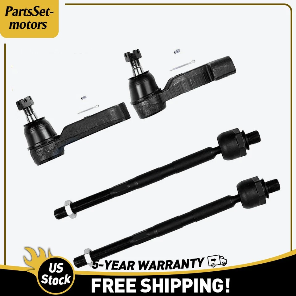 Suspensión de extremo de barra de amarre interior y exterior de dirección delantera para Jeep Liberty 2008-2012 Foto 1 de 1