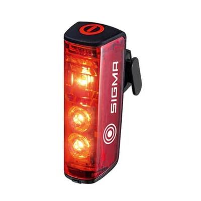 Fahrradrücklicht Sigma Blaze Flash Micro USB wiederaufladbar 3x LEDs Fahrrad Sicherheit - Bild 1 von 3