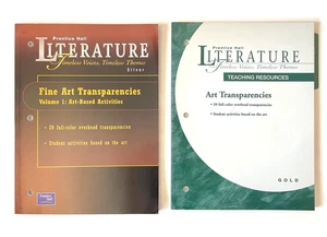 Fine Art Transparencies Prentice Hall Literature Lot of 2 Teaching Resources - Picture 1 of 11