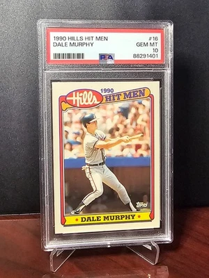 1990 Hills Hit Men Dale Murphy #16 PSA 10 - Image 1 of 2