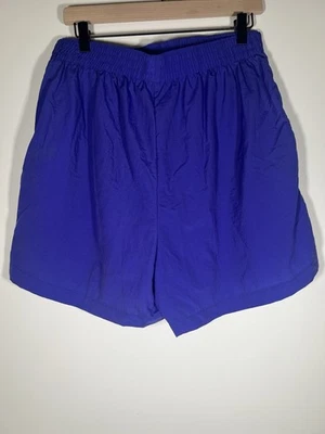 Vintage 90s Sunrays purple pull-on beach lounge parachute shorts XL retro - Image 1 of 4