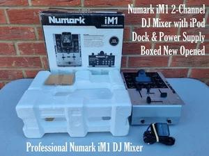 Numark iM1 2-Channel DJ Mixer with iPod Dock & Power Supply Boxed New Opened - Picture 1 of 23
