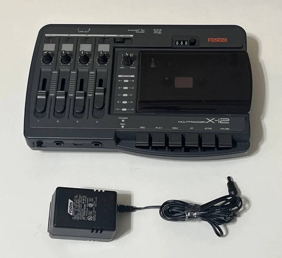 Fostex X-12 (X12) Multitracker Analog Cassette Tape Recorder *FF Button Issue* - Image 1 of 4