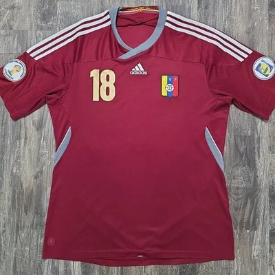 Camiseta de fútbol local Adidas Venezuela 2012 Juan Arango para hombre L Conmebol Foto 1 de 4
