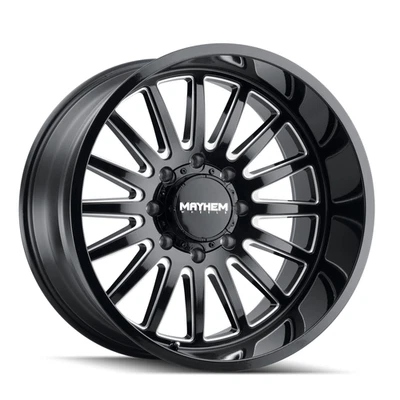 Llanta 20" Mayhem Utopia 20x9 negra fresada 8x170 18 mm para Ford F250 F350 Foto 1 de 4