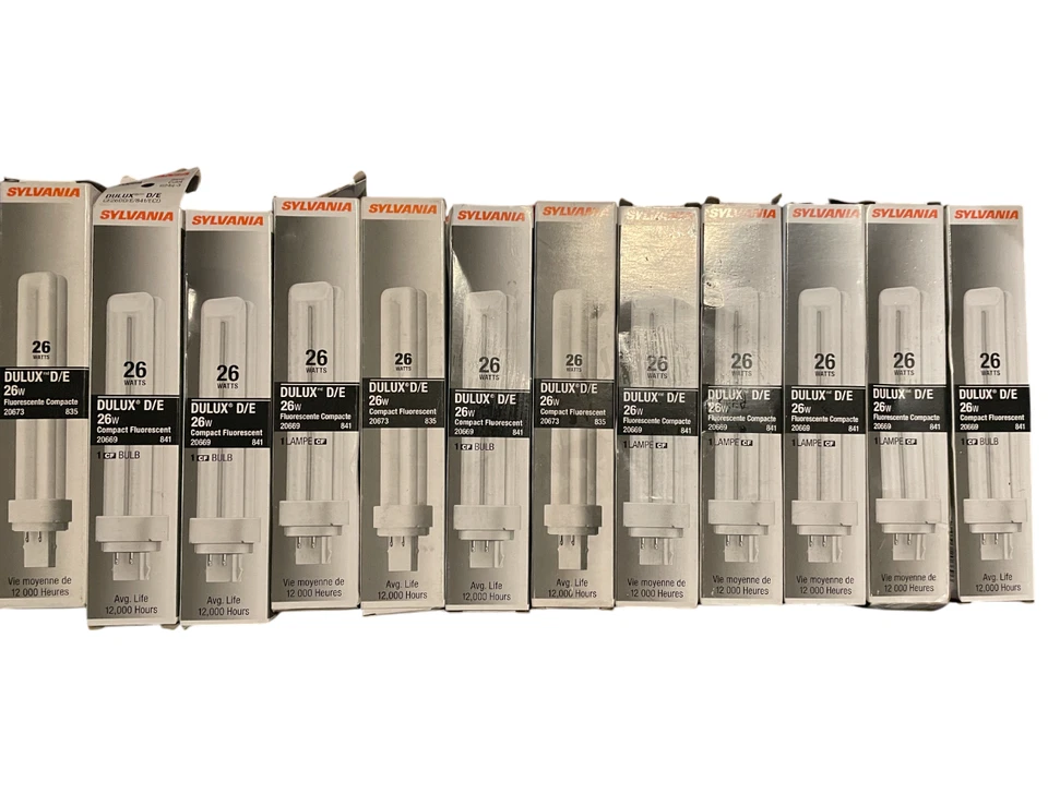 SYLVANIA 20669 26w Compact Fluorescent Bulb Lamp Cf26dd/e/841/eco