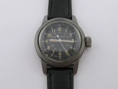 Original Bulova Navigator A17A Mil-W-6433A Military Watch Working 17j Cal 10BNCH - Image 1 of 4