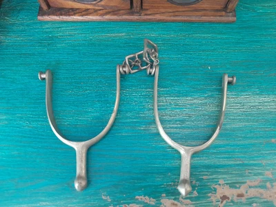 WW1 Calvary Spurs Stamped U.S. WL / AB Pre- 1926 - Image 1 of 4