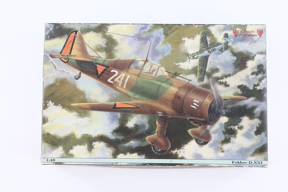 Classic Airframes 1/48 Fokker D.XXI Dutch Defender Model Kit - Image 1 of 4