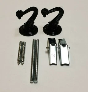 SWAG HAKEN KIT SCHWARZES FINISH FÜR SWAG LICHTER LAMPE TEIL 21111BJB - Bild 1 von 3