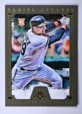 2016 Diamond Kings Framed Green #157 Dariel Alvarez /5 - NM-MT