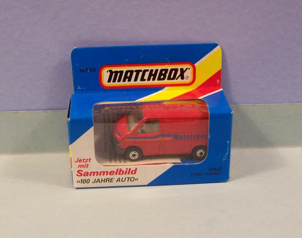 1987 Matchbox MB60 Ford TRANSIT Van Australia Post We Deliver Set of 2 Versions