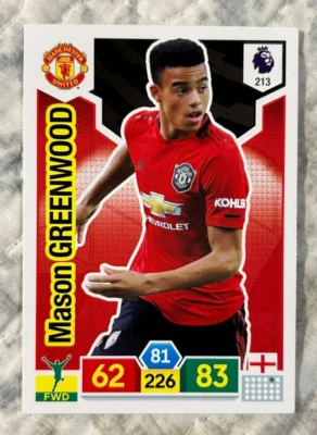 Mason Greenwood Rookie RC 2019 Panini Adrenalyn XL #213 GEM MINT 10 POTENTIAL - Image 1 of 2