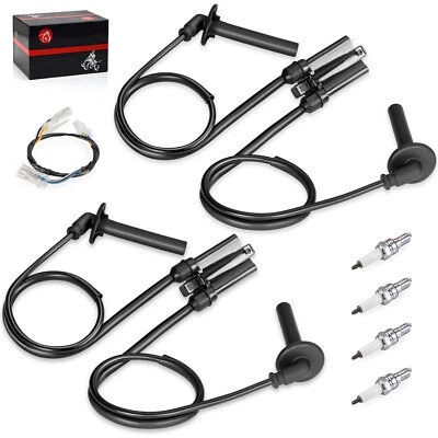 2X Ignition Coil & Spark Plug + Ignition Sub Harness for Honda ST1100 1991-2003 - Image 1 of 4
