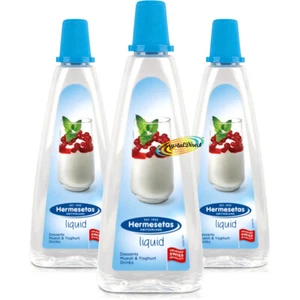 3x Hermesetas Liquid Sweetener 200ml - Vegan, Gluten Free, Kosher, 0 Calories - Picture 1 of 1