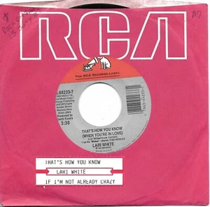 WHITE, Lari (That's How You Know When You're In Love ) RCA 64233-7 = MINT record - Picture 1 of 1