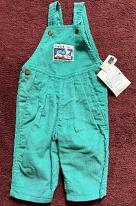 Vintage NWT Perfect Pals Corduroy Overalls Size 12M - Picture 1 of 5