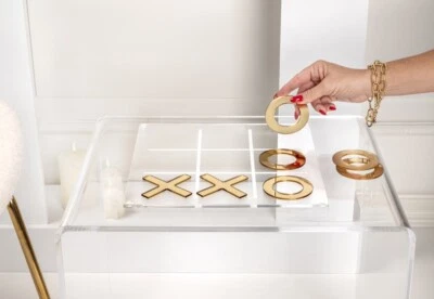 Iplex Tris gioco da tavolo decorativo gold - Immagine 1 di 2