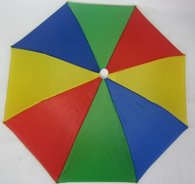 Lot of 1,3, 4, 12--Multi Color Umbrella Hat Cap Rain  Sun Protection -UMH8 - Image 1 of 4