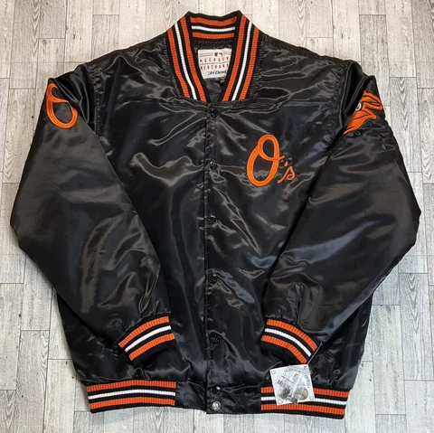MLB Baltimore Orioles JH Embroidered logo Design Two Tone XL Jacket-New Cover