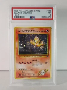 Blane's Moltres - Gym 2 - 146 - Holo Rare - PSA 7 - Picture 1 of 2