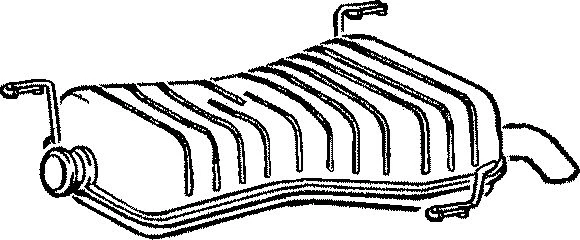 1PG504G END SILENCER FOR PEUGEOT 306 1.8 1997-2001 - Image 1 of 1