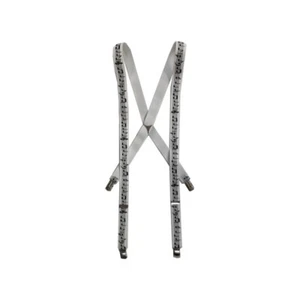 BRETELLE ELASTICHE STAMPATE SPARTITO MUSICALE PENTAGRAMMA - Picture 1 of 1