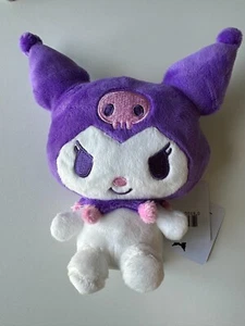 *NEW* with tags Sanrio Kuromi 6 inch Plush from Round 1 - Picture 1 of 2