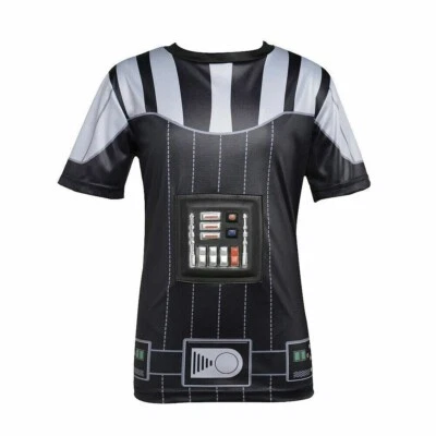 Star Wars 3D Chest Darth Vader Sith Lord Shirt Halloween Costume Child S/M 4-10 - Image 1 of 4