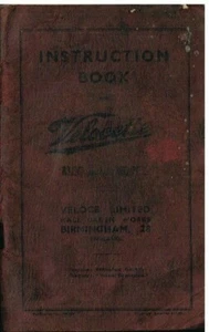 VELOCETTE MAC MOV MSS ORIGINAL 1952 FACTORY SERVICE MANUAL - Picture 1 of 1