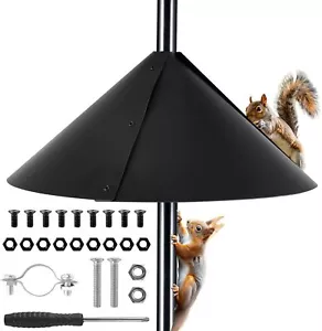 Squirrel Baffle for Bird Feeders, 18 Inch Large Plastic Wrap Around Anti Raccoon - Picture 1 of 1