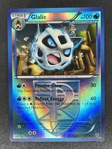 Juego de cartas coleccionables Pokémon Glalie blanco y negro 22/101 explosión de plasma holograma inverso 2013 LP - Imagen 1 de 2