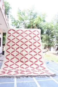 Alfombra Natural Tejido a Mano Lana Yute Alfombra, Alfombra Kilim Vintage, Alfombras Kilim Tradicionales - Imagen 1 de 7