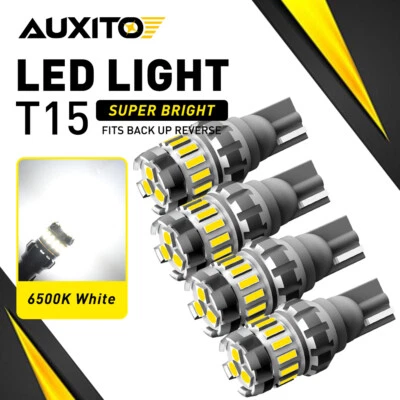 AUXITO LED Bombillas de retroceso + Luz de carga 921 912 T15 para GMC Ford Chevy Foto 1 de 4