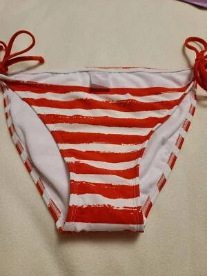 NWOT Xhilaration Reddish-Orange Bikini Bottom,  JUNIORS SIZE L - Image 1 of 4