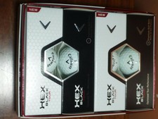 Dozen (12) New Callaway Hex Black Tour Golf Balls